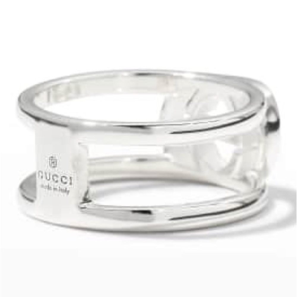 GUCCI INTERLOCKING WIDE OPEN BAND - Picture 12 of 13